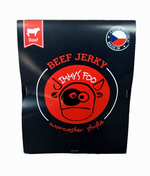 Jimmy's Food Beef Jerky worcester style 25g Jimmy's Food Beef Jerky worcester style 25g
