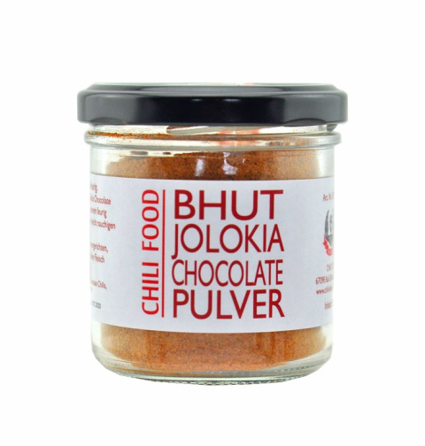 Papryka Bhut Jolokia Chocolate w proszku 50g Papryka Bhut Jolokia Chocolate w proszku 50g