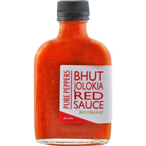 Sos Chili Food Bhut Jolokia Red BIO Organic 185ml Sos Chili Food Bhut Jolokia Red BIO Organic 185ml