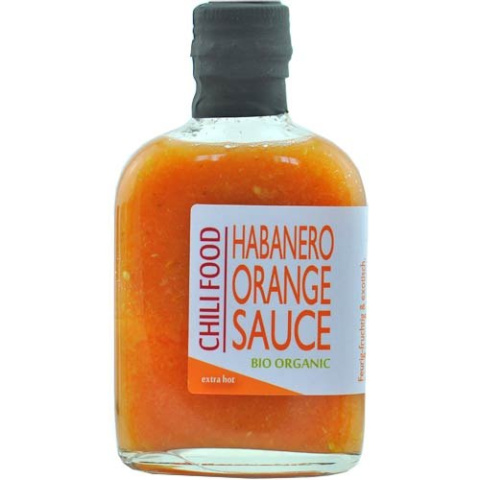 Ostry Sos Chili Food Habanero Orange BIO Organic 185ml