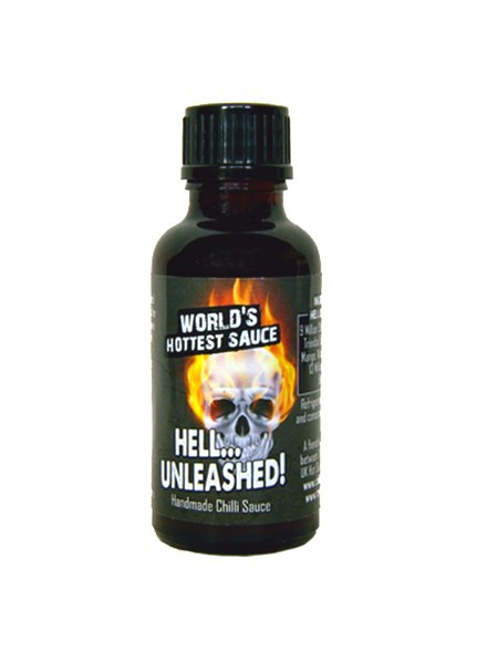 Sos Hell Unleashed The Hottest Sauce in the World 30ml Sos Hell Unleashed The Hottest Sauce in the World 30ml