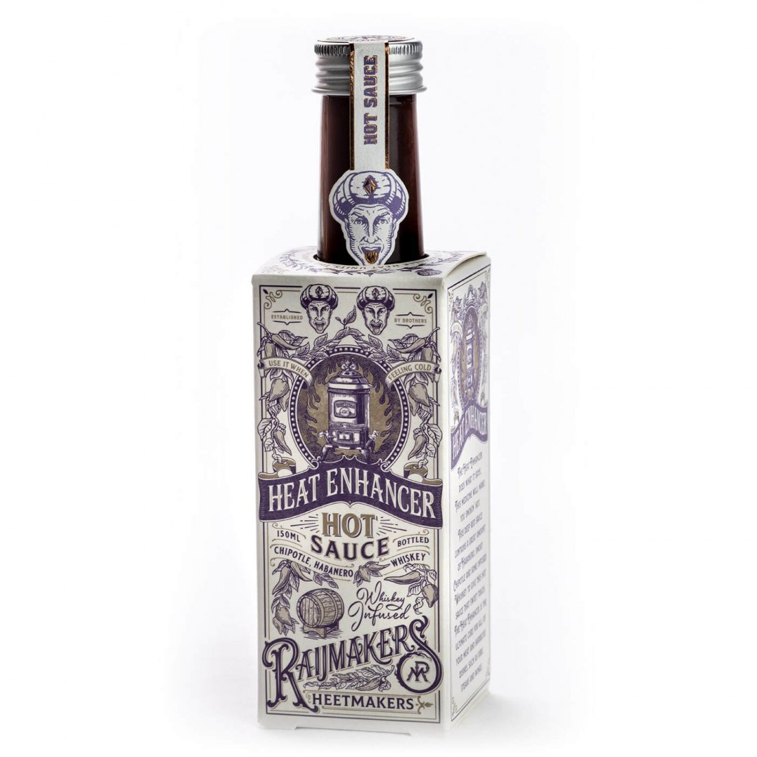 Sos Raijmakers Heetmakers Heat Enhancer z Chipotle & Whiskey 150ml Sos Raijmakers Heetmakers Heat Enhancer z Chipotle & Whiskey 150ml