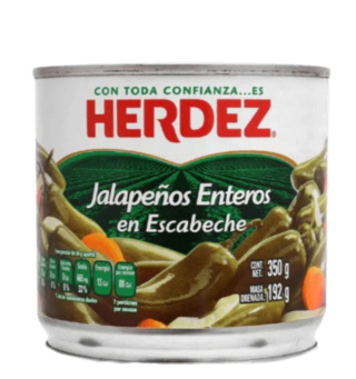 Herdez papryka Jalapeno cała 350g