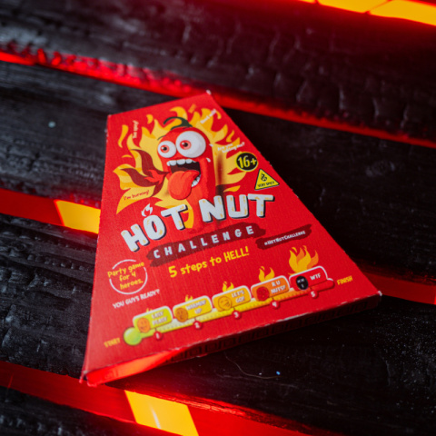 Hot NUT Challenge, WYZWANIE ostrych orzeszków, 24g