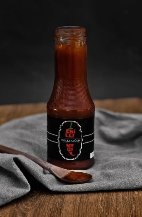 Ketchup ChilliMaga z papryką Naga Jolokia, 300g