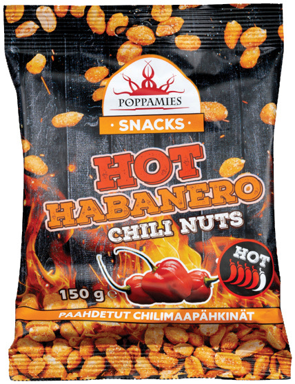 Orzeszki Poppamies Hot Habanero 150g