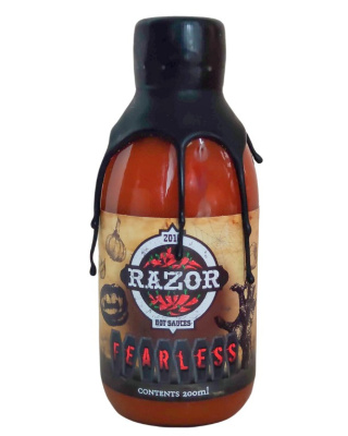 Ostry Sos Razor Fearless z czosnkiem, Habanero i Ancho, 200ml