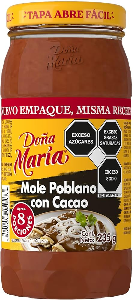 Meksykański sos Dona Maria Mole Poblano z czekoladą 235g