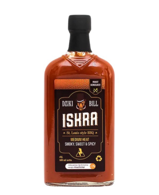 Sos Dziki Bill Iskra BBQ DUŻA BUTLA 500ml