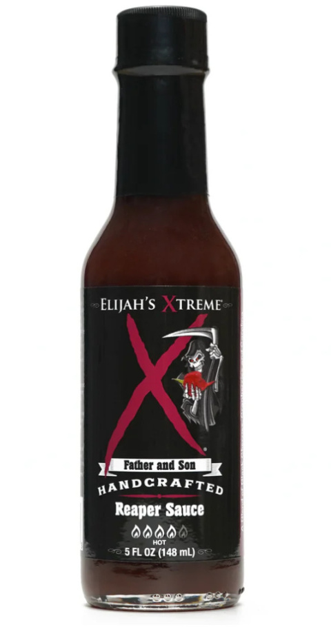 Sos Elijah's Xtreme Reaper z Caroliną Reaper, czeremchą, wanilią i bourbonem 148ml