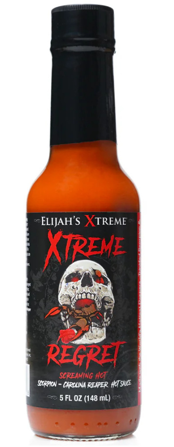 Sos Elijah's Xtreme Regret z Caroliną Reaper i Scorpionem 148ml