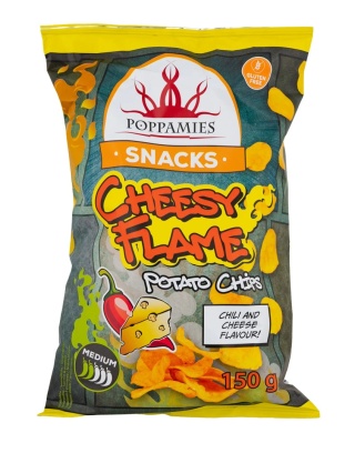 Bardzo ostre Chipsy Poppamies Hot Habanero 150g