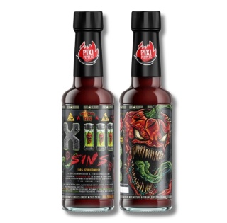 Ekstremalny sos Pixi Peppers 13 SINS z ekstraktem 12MLN i 9MLN, 200ml