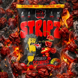 Hot Chip STRIPZ Smoked Scorpio z papryką Scorpion, 80g