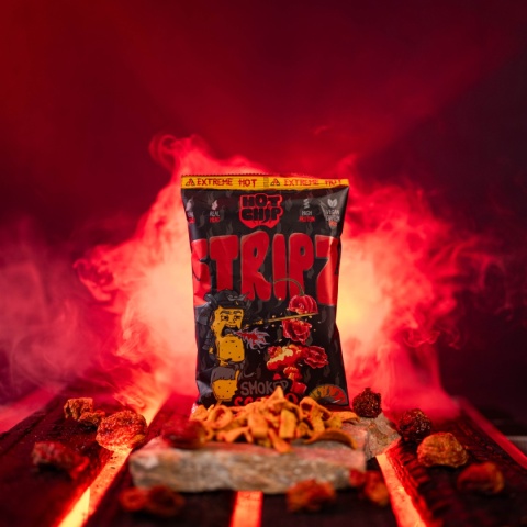 Hot Chip STRIPZ Smoked Scorpio z papryką Scorpion, 80g