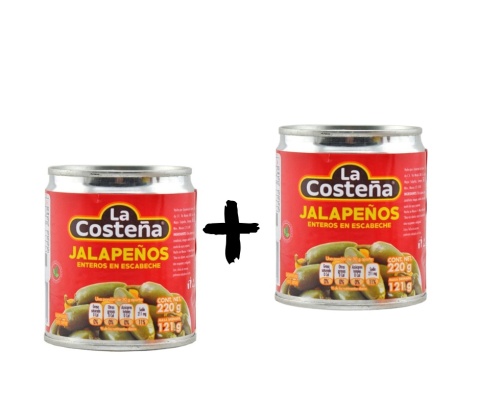 La Costena papryka Jalapeno cała MEKSYK PROMO 1+1 TANIEJ, 2x220g