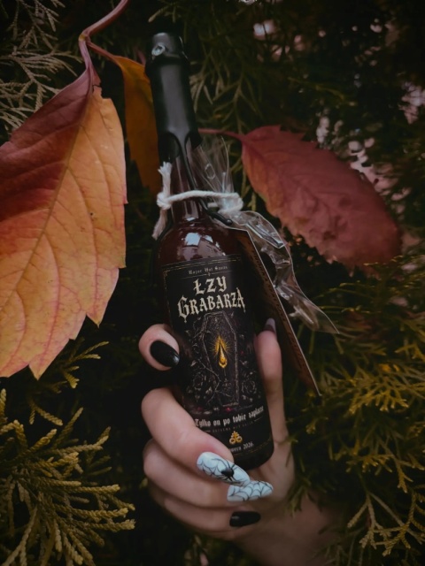 Ostry sos Razor ŁZY GRABARZA + cukierki z Caroliną Reaper, EDYCJA LIMITOWANA NA HALLOWEEN 100ml