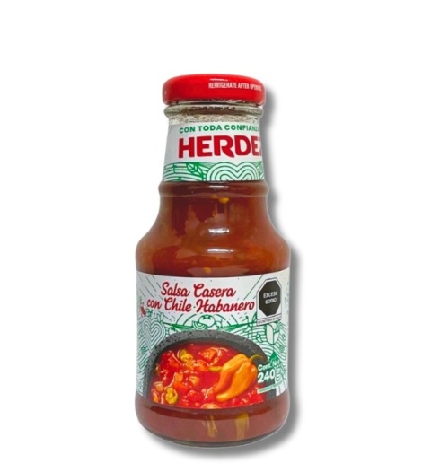 Meksykańska salsa Herdez Casera z papryką Habanero, 240g