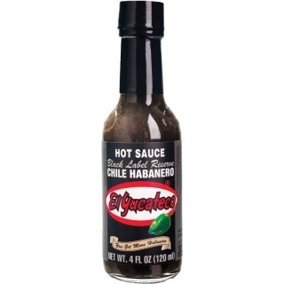 Meksykański sos El Yucateco Habanero Black Label Reserve WĘDZONY, WAŻNY 26.10.25, 120ml