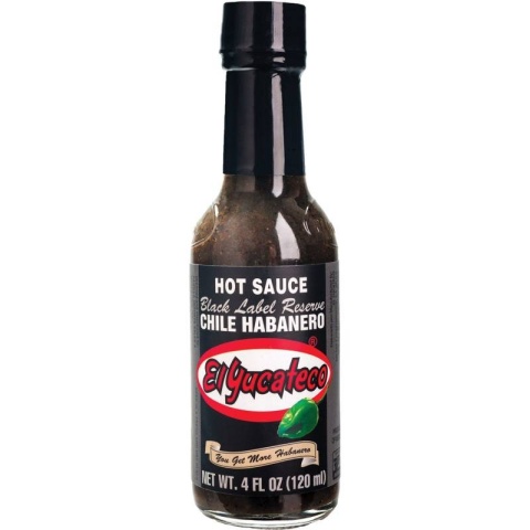Meksykański sos El Yucateco Habanero Black Label Reserve WĘDZONY, WAŻNY 26.10.25, 120ml