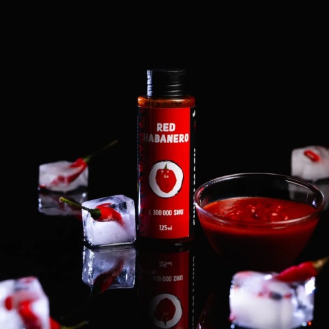 Ostre puree Hot-Chip z papryki Red Habanero 125ml