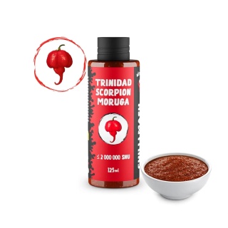 Ostre puree Hot-Chip z papryki Trinidad Moruga Scorpion 125ml