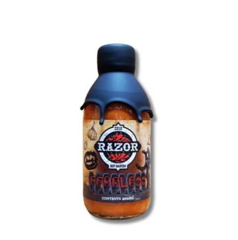 Ostry Sos Razor Fearless z czosnkiem, Habanero i Ancho, 200ml