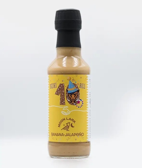 Ostry sos Dziki Bill BANANA i Jalapeno EDYCJA LIMITOWANA na 10-lecie, 200ml