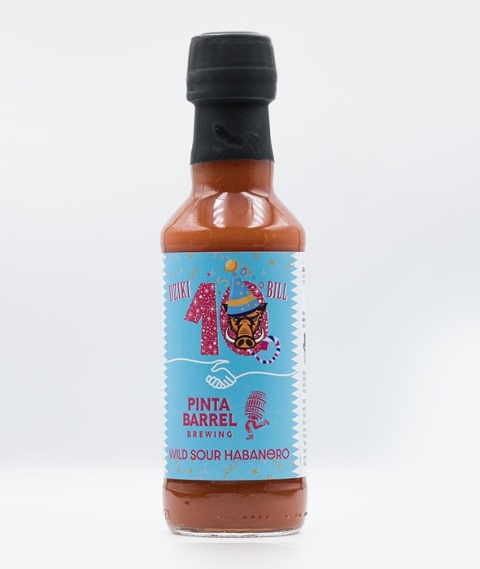 Ostry sos Dziki Bill Wild SOUR Habanero EDYCJA LIMITOWANA na 10-lecie, 200ml