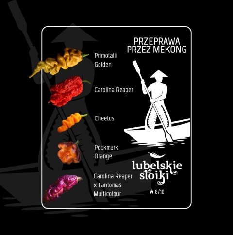 Ostry sos Lubelskie Słoiki Przeprawa przez Mekong 100ml