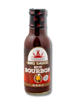 Ostry sos Poppamies Hot Bourbon BBQ 410g