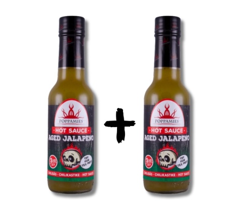 Ostry sos Poppamies Aged Jalapeno PROMO 1+1 TANIEJ, 2x150ml