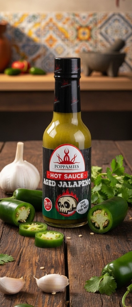 Ostry sos Poppamies Aged Jalapeno PROMO 1+1 TANIEJ, 2x150ml