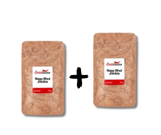 Papryka chili Naga Bhut Jolokia suszona w całości, PROMO 1+1 TANIEJ, 2x10g