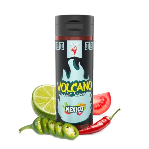 Pikantny sos Volcano MEXICO meksykański z Jalapeno i Jolokią, 310g