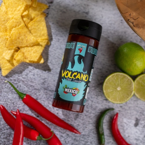 Pikantny sos Volcano MEXICO meksykański z Jalapeno i Jolokią, 310g