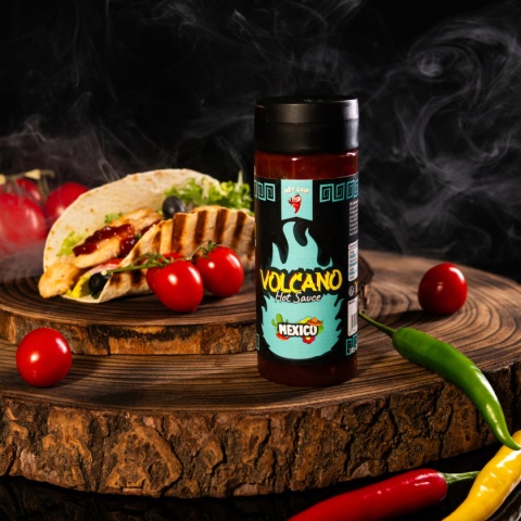 Pikantny sos Volcano MEXICO meksykański z Jalapeno i Jolokią, 310g