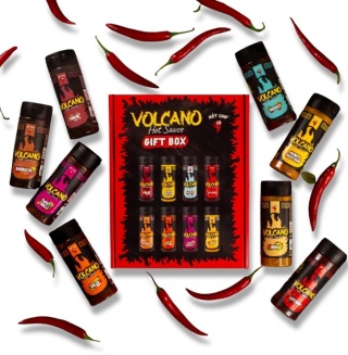 Zestaw degustacyjny sosów Hot-Chip VOLCANO 8x270ml