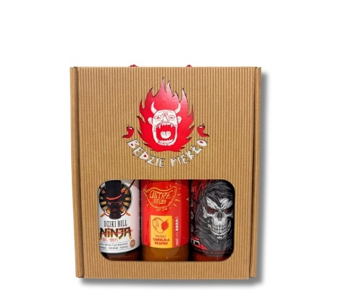 Zestaw POLSKICH ostrych sosów HEJ KAROLINA! z Caroliną Reaper 3x200ml