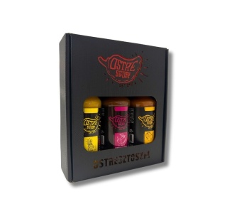 Zestaw prezentowy sosów Ostre Sztosy BESTSELLERS 3x200ml