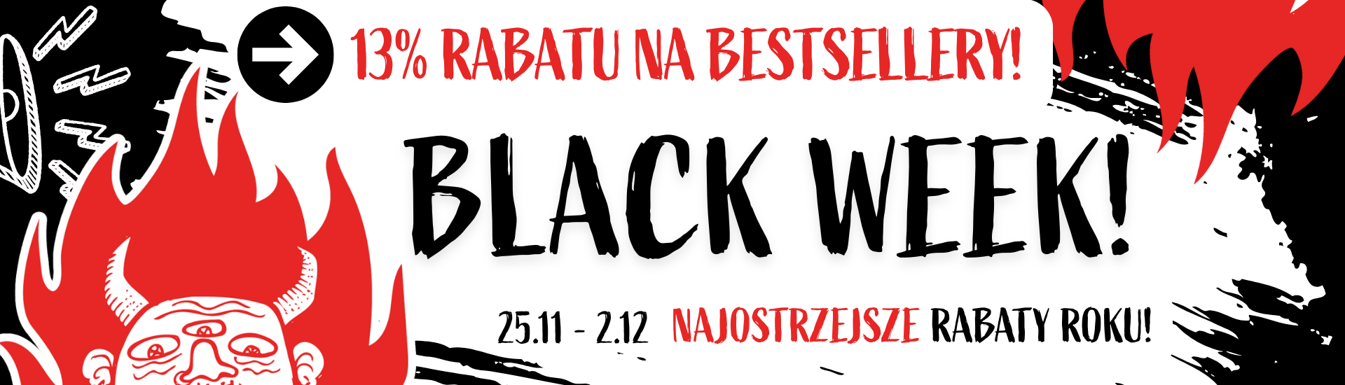 black week w bedzie pieklo